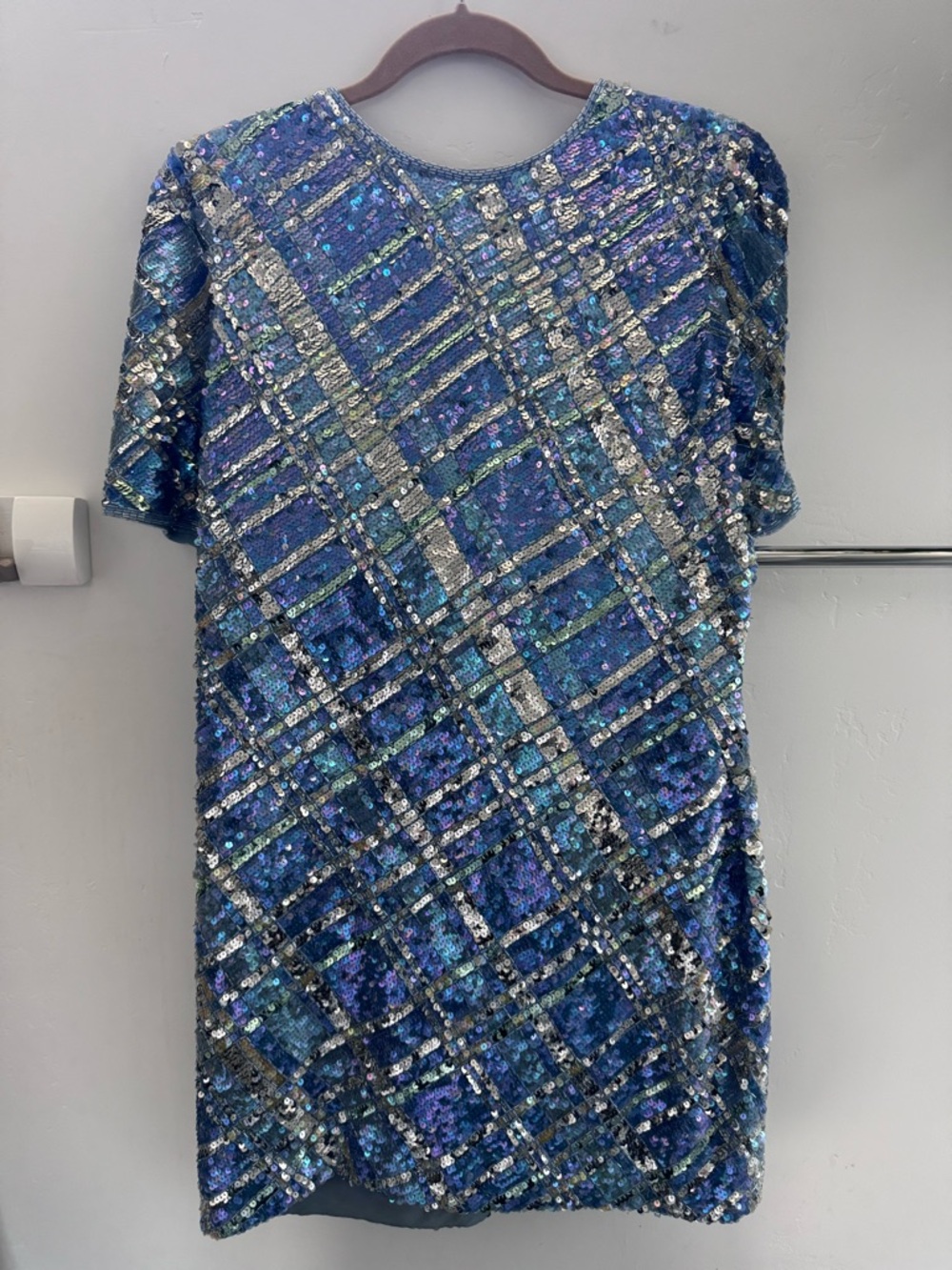 JOAN LESLIE VINTAGE Sequin Mini Dress